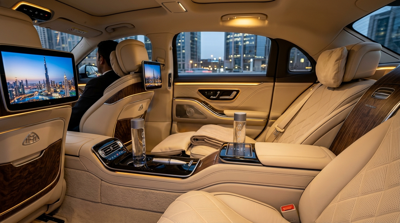 Wadi Al Ghaf executive vehicle interior